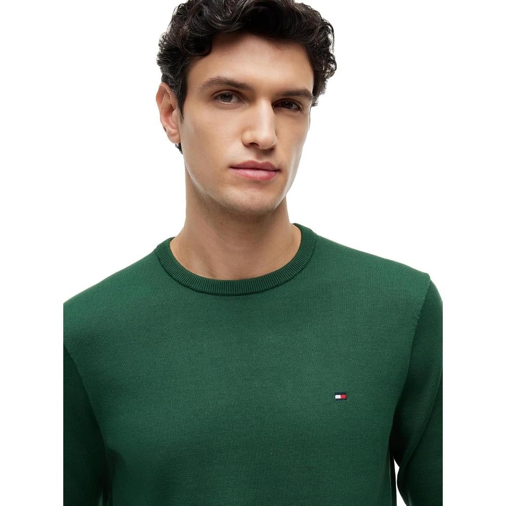 POLERA PARA HOMBRE TOMMY HILFIGER ESSENTIAL REGULAR FIT VERDE OLIVA - 2