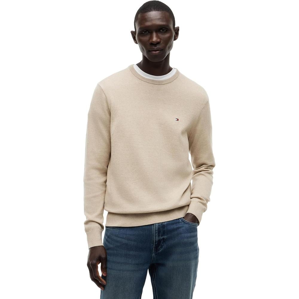 POLERA PARA HOMBRE TOMMY HILFIGER ESSENTIAL REGULAR FIT KAKI JASPEADO - 1