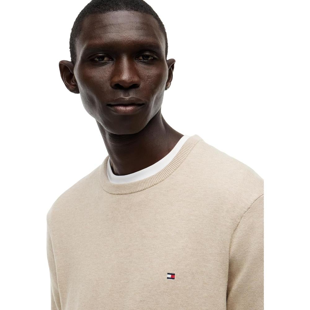 POLERA PARA HOMBRE TOMMY HILFIGER ESSENTIAL REGULAR FIT KAKI JASPEADO - 3