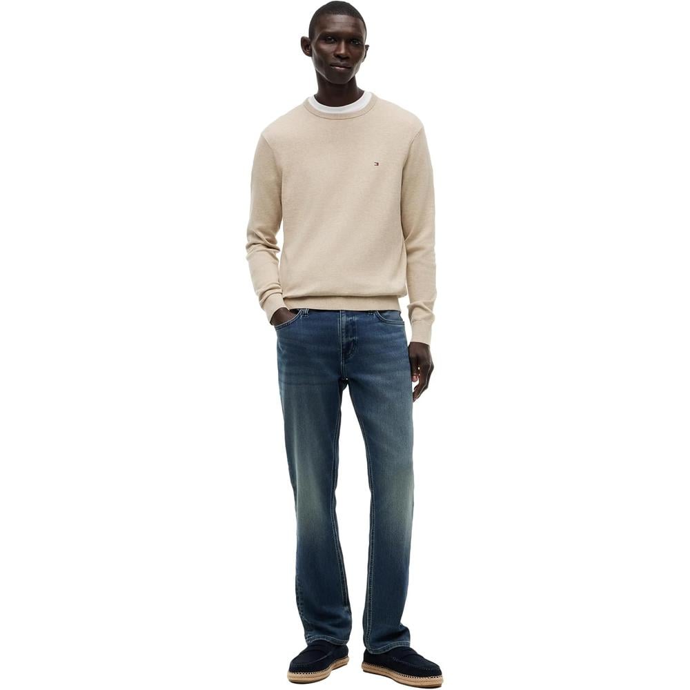 POLERA PARA HOMBRE TOMMY HILFIGER ESSENTIAL REGULAR FIT KAKI JASPEADO - 4