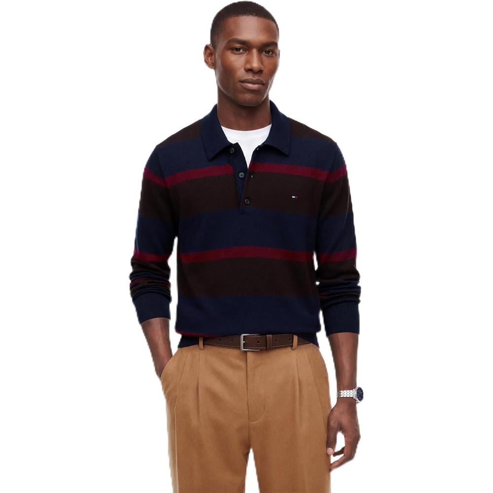 POLERA PARA HOMBRE TOMMY HILFIGER ESSENTIAL REGULAR FIT MULTICOLOR - 1