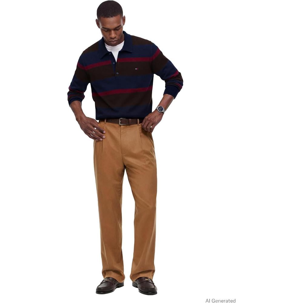 POLERA PARA HOMBRE TOMMY HILFIGER ESSENTIAL REGULAR FIT MULTICOLOR - 3