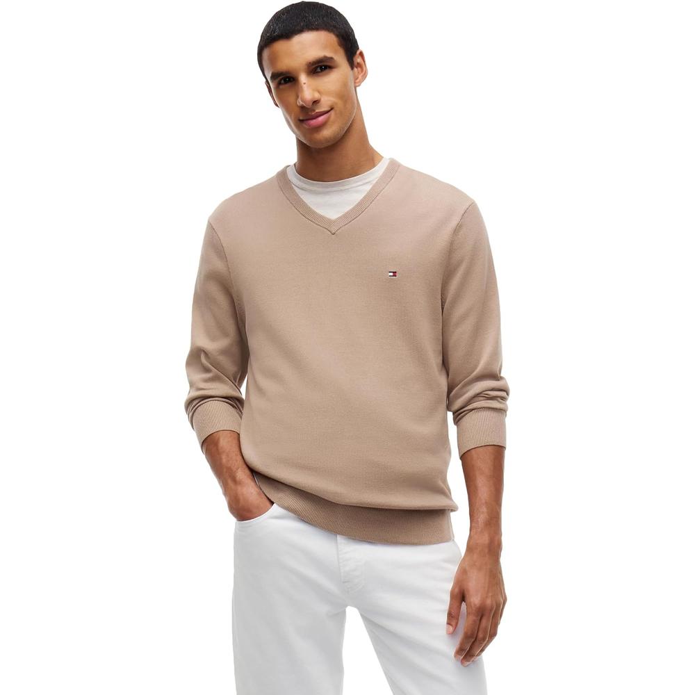 POLERA PARA HOMBRE TOMMY HILFIGER ESSENTIAL REGULAR FIT ARENA - 1