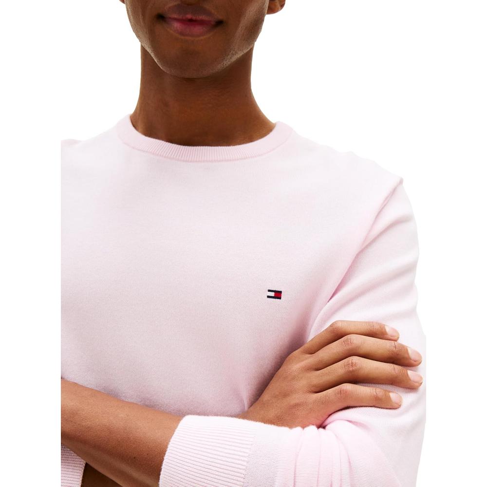 POLERA PARA HOMBRE TOMMY HILFIGER ESSENTIAL REGULAR FIT ROSA CLARO - 2