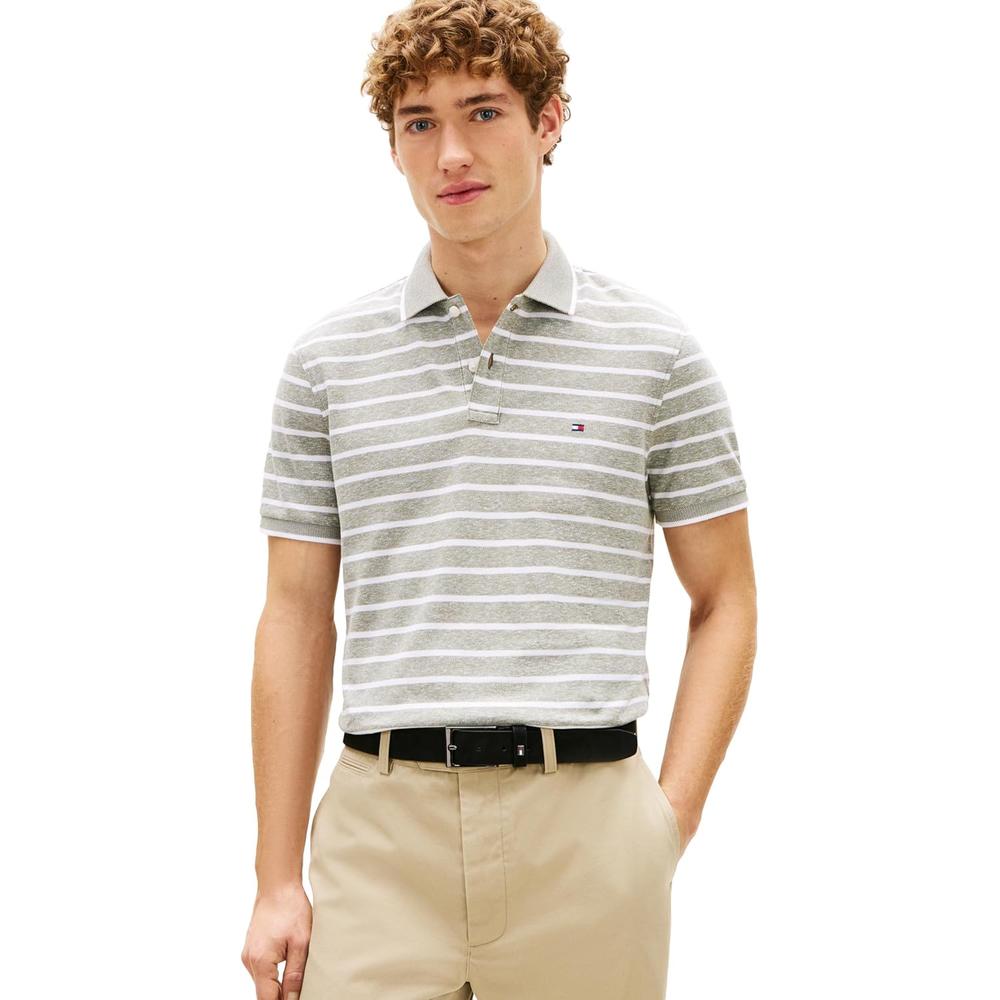 POLO PARA HOMBRE TOMMY HILFIGER REGULAR FIT MANGA CORTA MULTICOLOR - 1