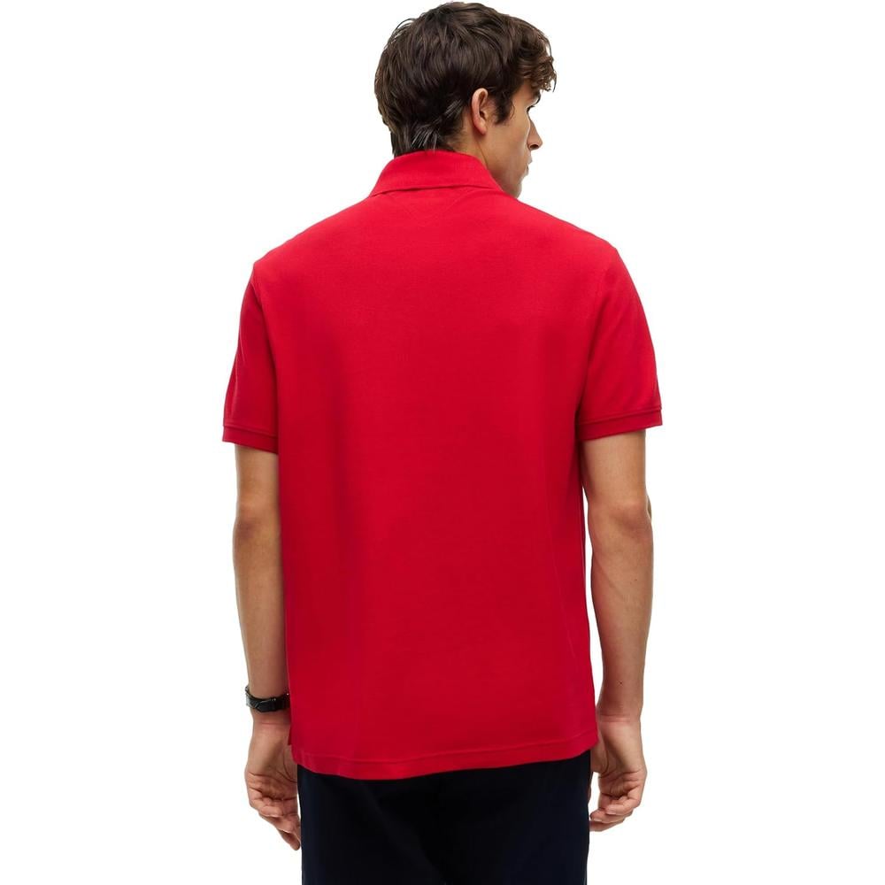 POLO PARA HOMBRE TOMMY HILFIGER CLASSIC FIT MANGA CORTA ROJO MEDIO - 4