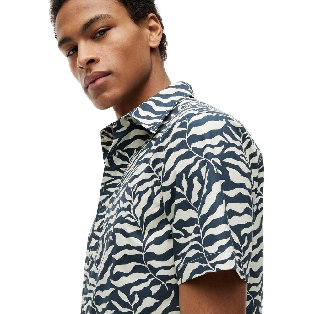 CAMISA PARA HOMBRE TOMMY HILFIGER REGULAR FIT MANGA CORTA MULTICOLOR - 2