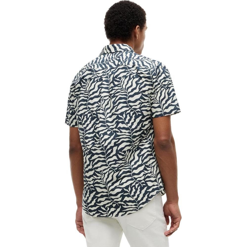 CAMISA PARA HOMBRE TOMMY HILFIGER REGULAR FIT MANGA CORTA MULTICOLOR - 4