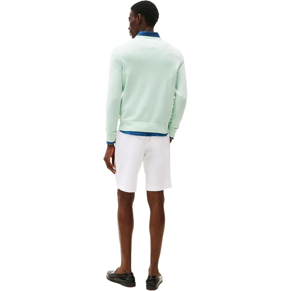 POLERA PARA HOMBRE TOMMY HILFIGER ESSENTIAL REGULAR FIT VERDE MENTA JASPEADO - 4