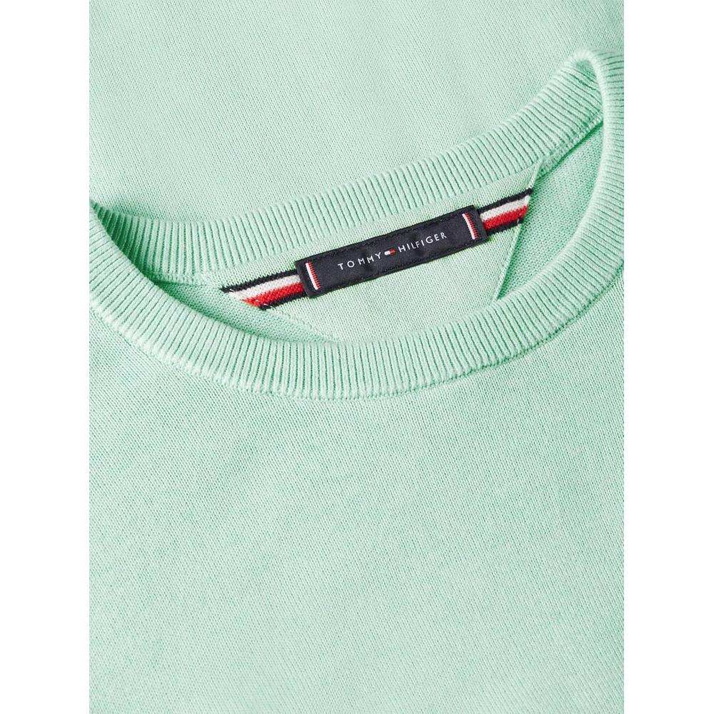 POLERA PARA HOMBRE TOMMY HILFIGER ESSENTIAL REGULAR FIT VERDE MENTA JASPEADO - 5