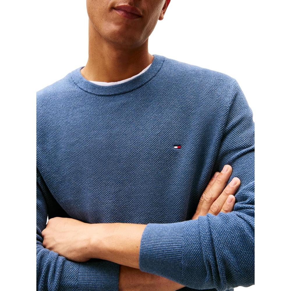POLERA PARA HOMBRE TOMMY HILFIGER ESSENTIAL REGULAR FIT AZUL PETRÓLEO - 2