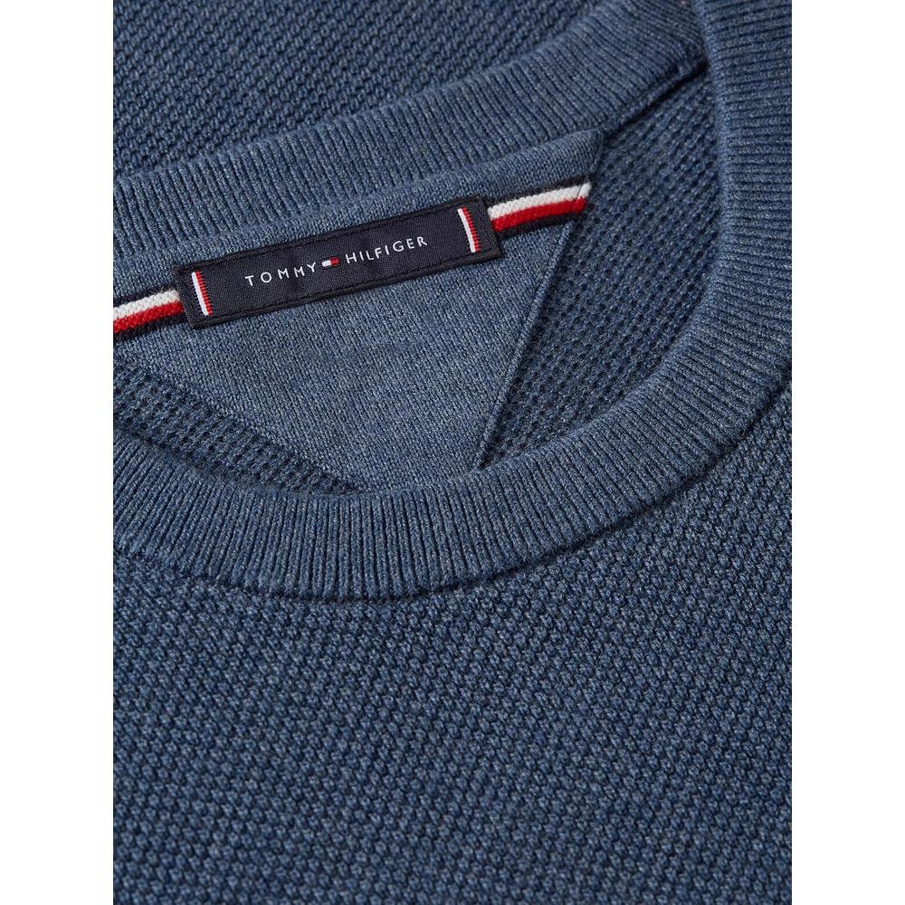 POLERA PARA HOMBRE TOMMY HILFIGER ESSENTIAL REGULAR FIT AZUL PETRÓLEO - 5