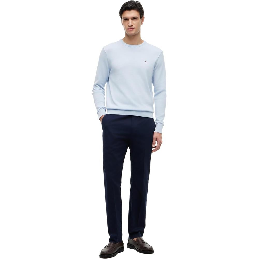 POLERA PARA HOMBRE TOMMY HILFIGER ESSENTIAL REGULAR FIT AZUL CLARO - 3