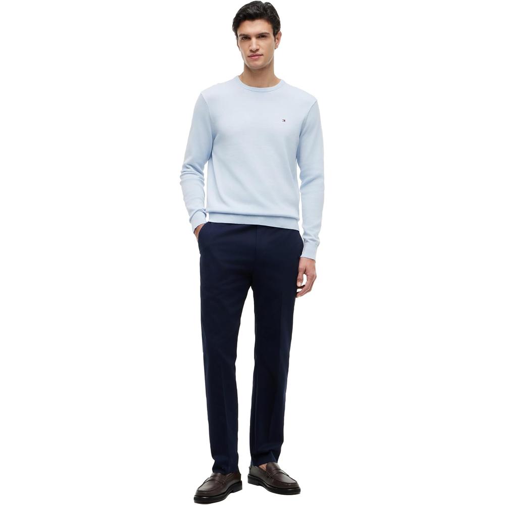 POLERA PARA HOMBRE TOMMY HILFIGER ESSENTIAL REGULAR FIT AZUL CLARO - 3