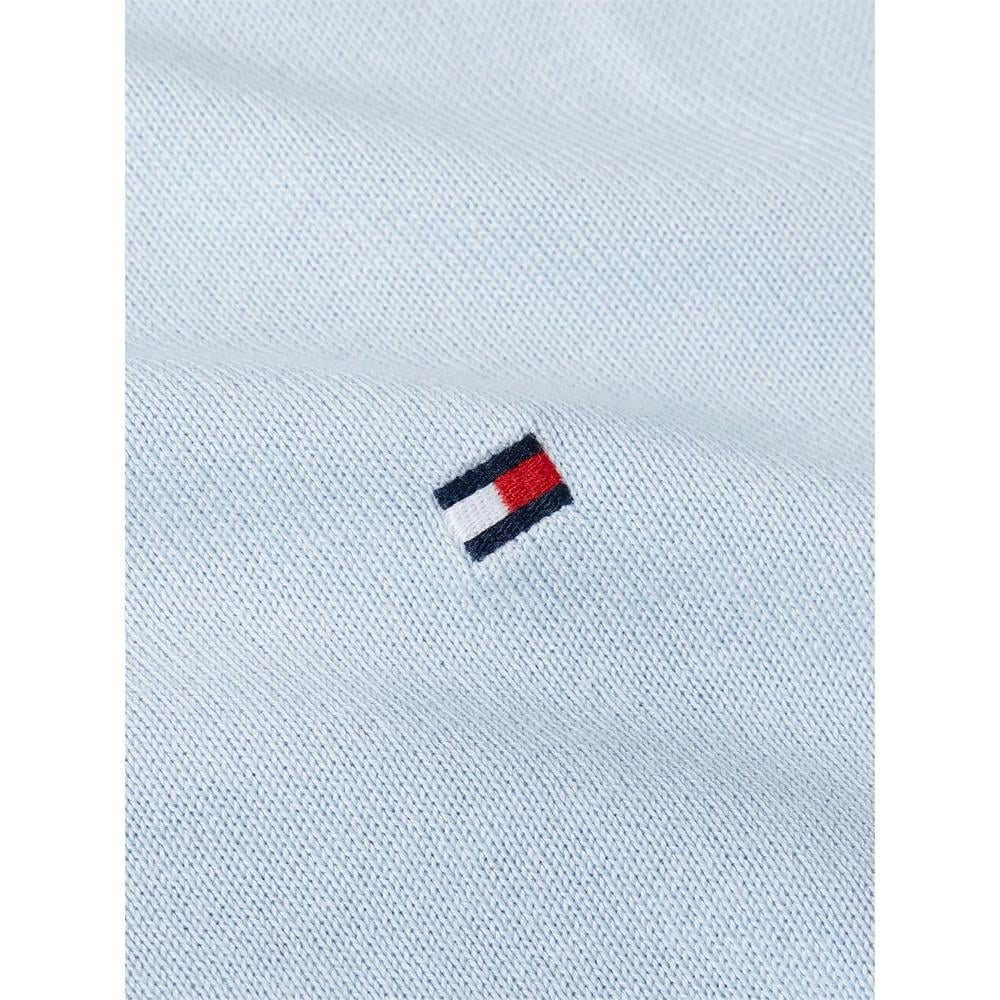 POLERA PARA HOMBRE TOMMY HILFIGER ESSENTIAL REGULAR FIT AZUL CLARO - 5
