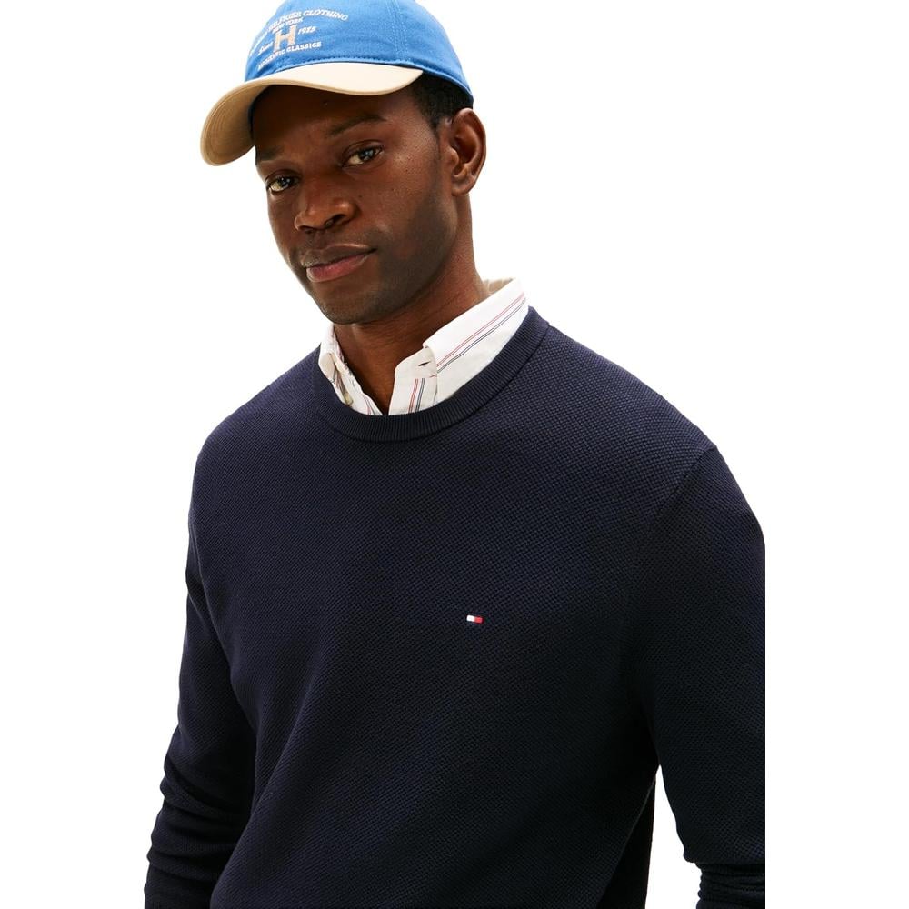 POLERA PARA HOMBRE TOMMY HILFIGER ESSENTIAL REGULAR FIT AZUL OSCURO - 2