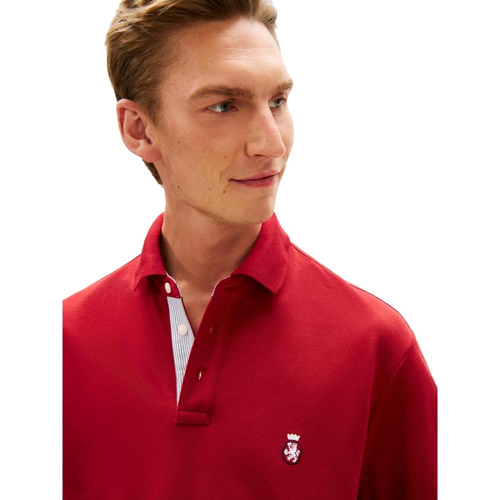 POLO PARA HOMBRE TOMMY HILFIGER CLASSIC FIT MANGA CORTA ROJO REGATTA - 2