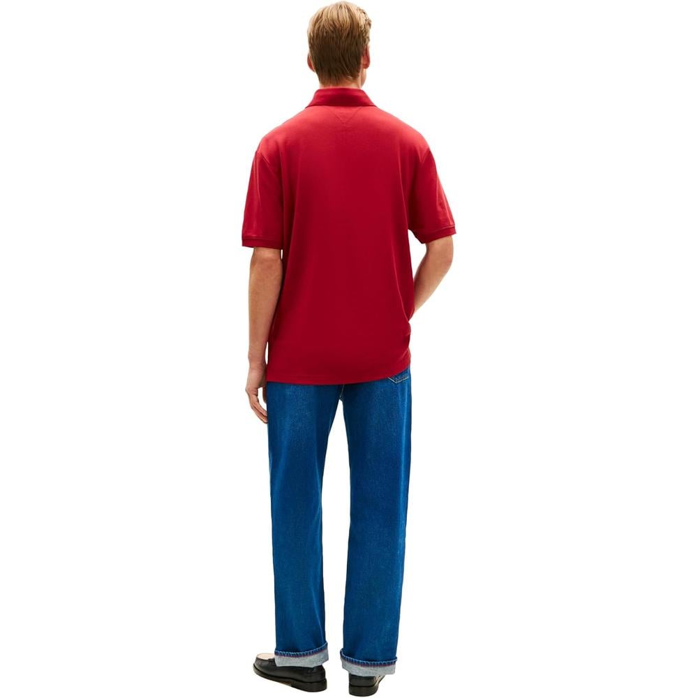 POLO PARA HOMBRE TOMMY HILFIGER CLASSIC FIT MANGA CORTA ROJO REGATTA - 5