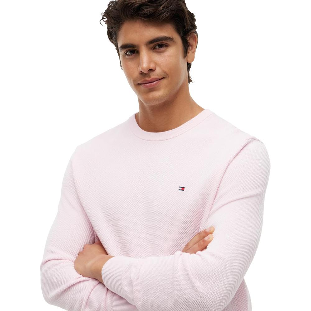 POLERA PARA HOMBRE TOMMY HILFIGER ESSENTIAL REGULAR FIT ROSA LILA - 2