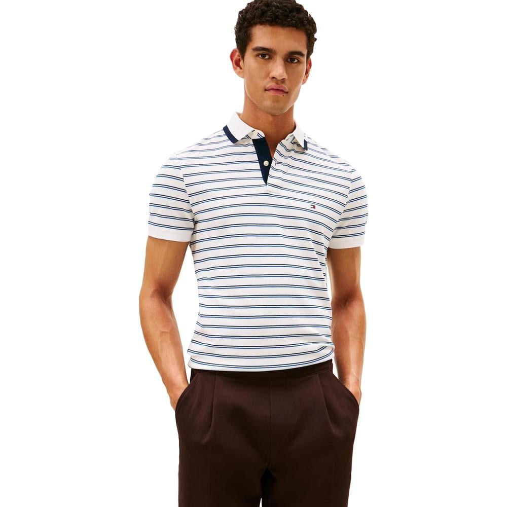 POLO PARA HOMBRE TOMMY HILFIGER REGULAR FIT MANGA CORTA MULTICOLOR - 1