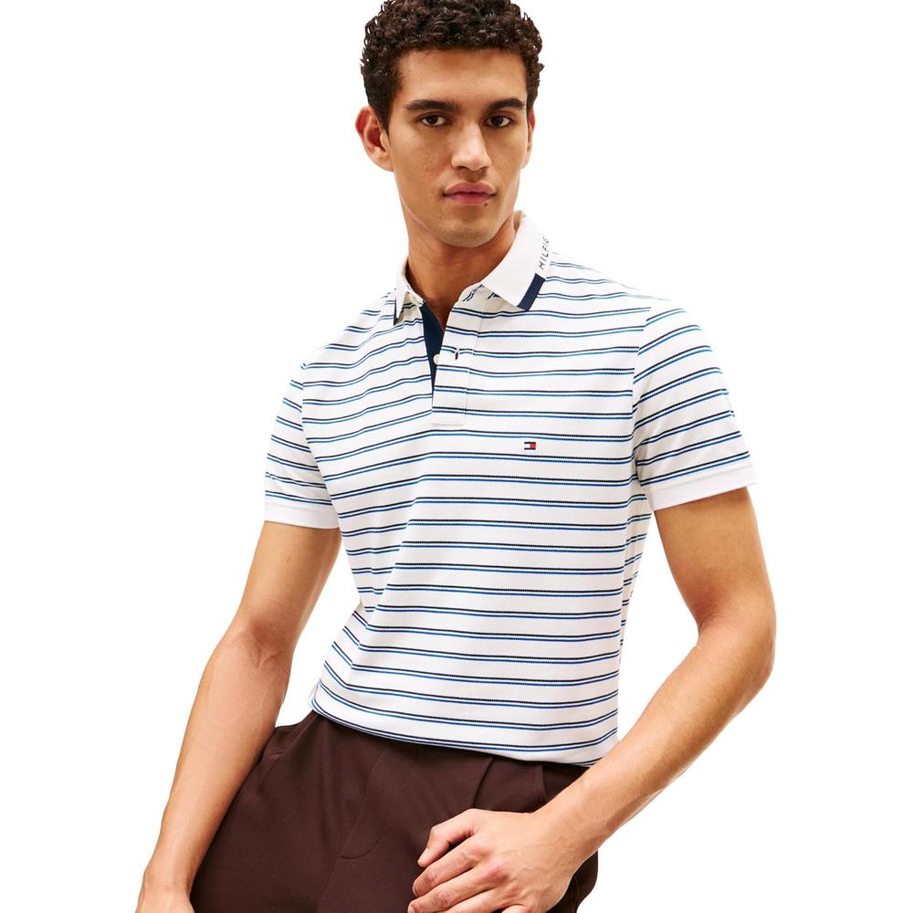 POLO PARA HOMBRE TOMMY HILFIGER REGULAR FIT MANGA CORTA MULTICOLOR - 2