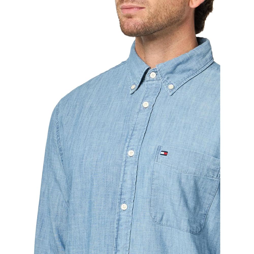 CAMISA PARA HOMBRE TOMMY HILFIGER REGULAR FIT MANGA LARGA - 3
