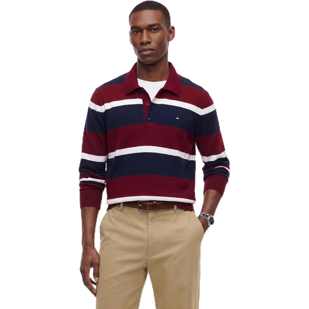 POLERA PARA HOMBRE TOMMY HILFIGER ESSENTIAL REGULAR FIT MULTICOLOR - 1