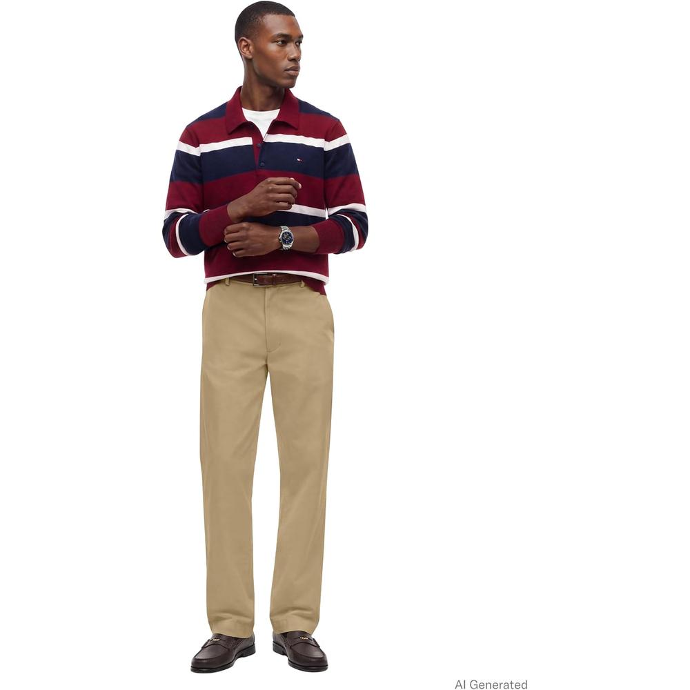 POLERA PARA HOMBRE TOMMY HILFIGER ESSENTIAL REGULAR FIT MULTICOLOR - 3