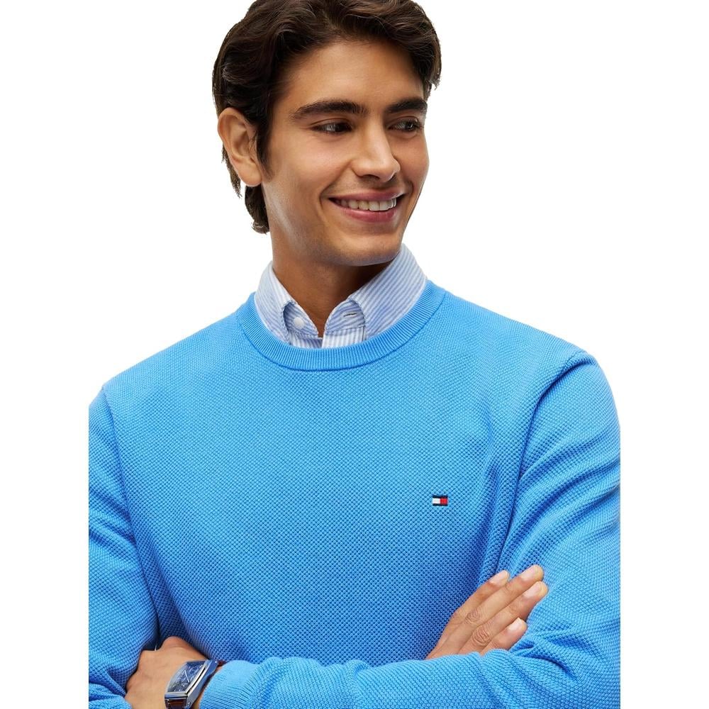 POLERA PARA HOMBRE TOMMY HILFIGER ESSENTIAL REGULAR FIT AZUL COBALTO - 2