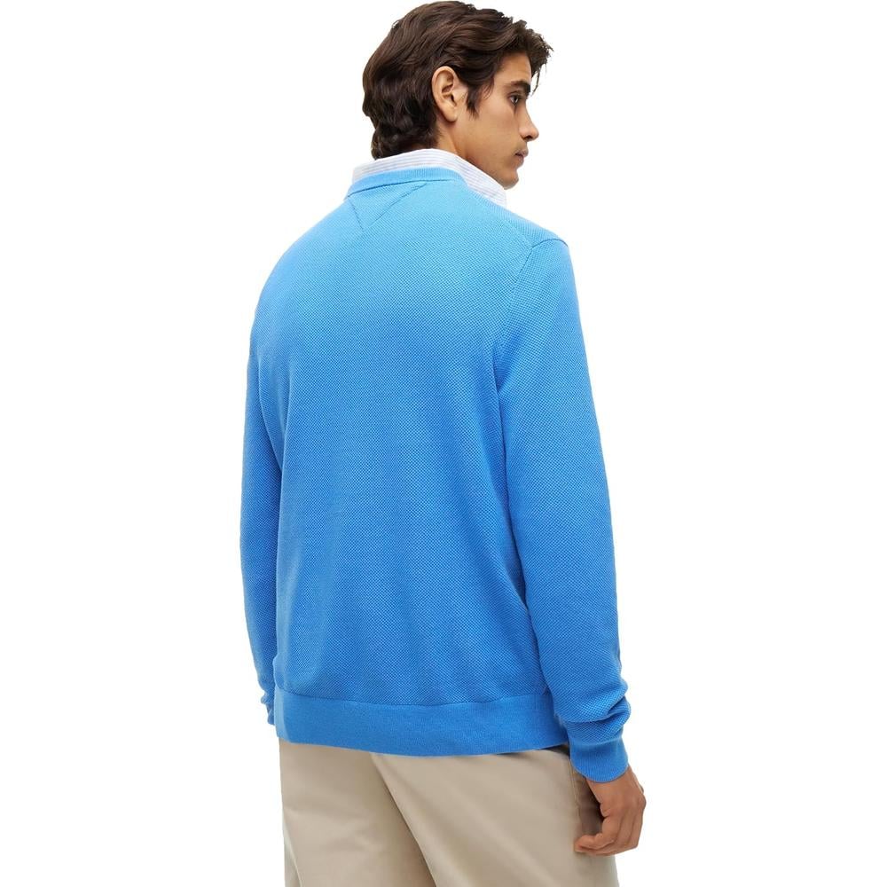 POLERA PARA HOMBRE TOMMY HILFIGER ESSENTIAL REGULAR FIT AZUL COBALTO - 4