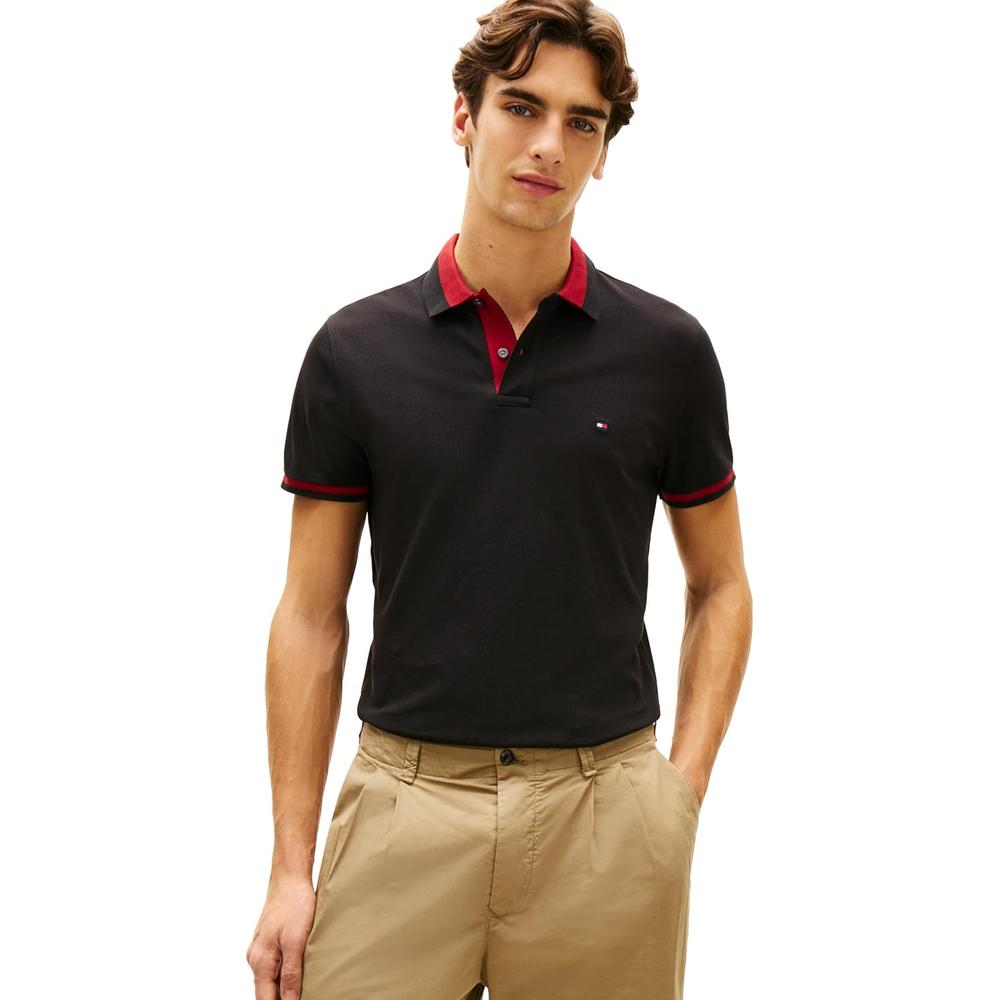 POLO PARA HOMBRE TOMMY HILFIGER REGULAR FIT MANGA CORTA - 1