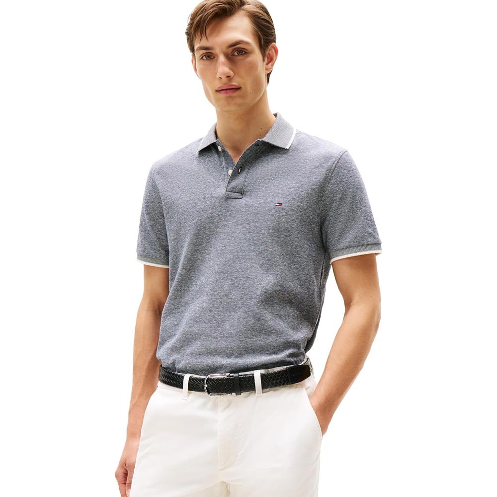 POLO PARA HOMBRE TOMMY HILFIGER REGULAR FIT MANGA CORTA - 1