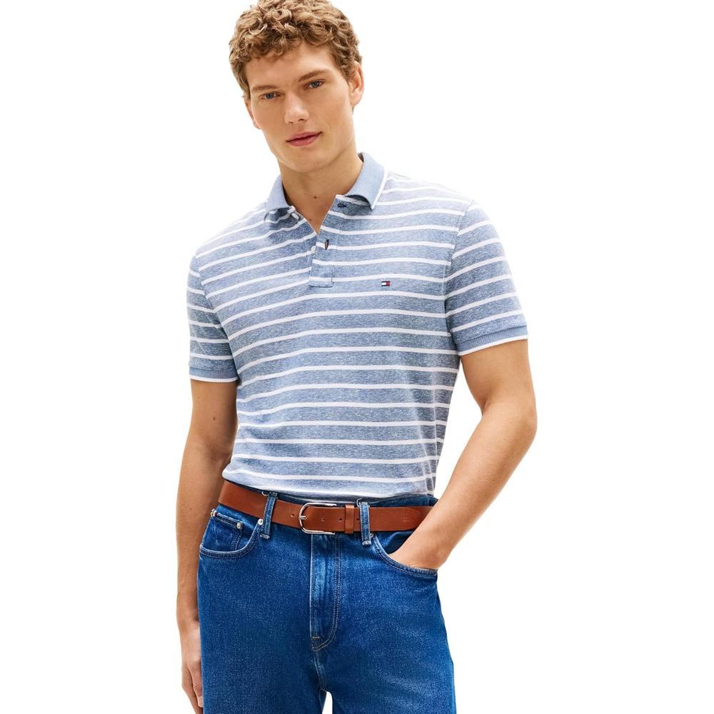 POLO PARA HOMBRE TOMMY HILFIGER REGULAR FIT MANGA CORTA MULTICOLOR - 1