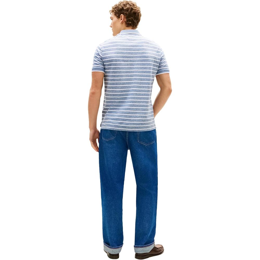 POLO PARA HOMBRE TOMMY HILFIGER REGULAR FIT MANGA CORTA MULTICOLOR - 4