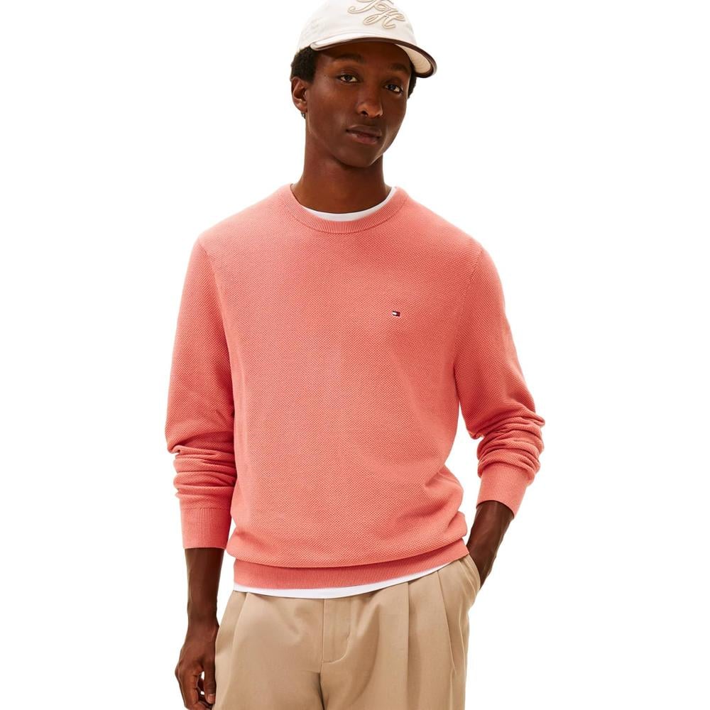 POLERA PARA HOMBRE TOMMY HILFIGER ESSENTIAL REGULAR FIT ROSA PÁLIDO - 1