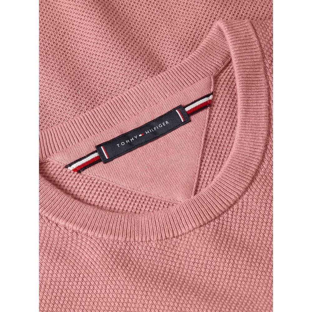 POLERA PARA HOMBRE TOMMY HILFIGER ESSENTIAL REGULAR FIT ROSA PÁLIDO - 5