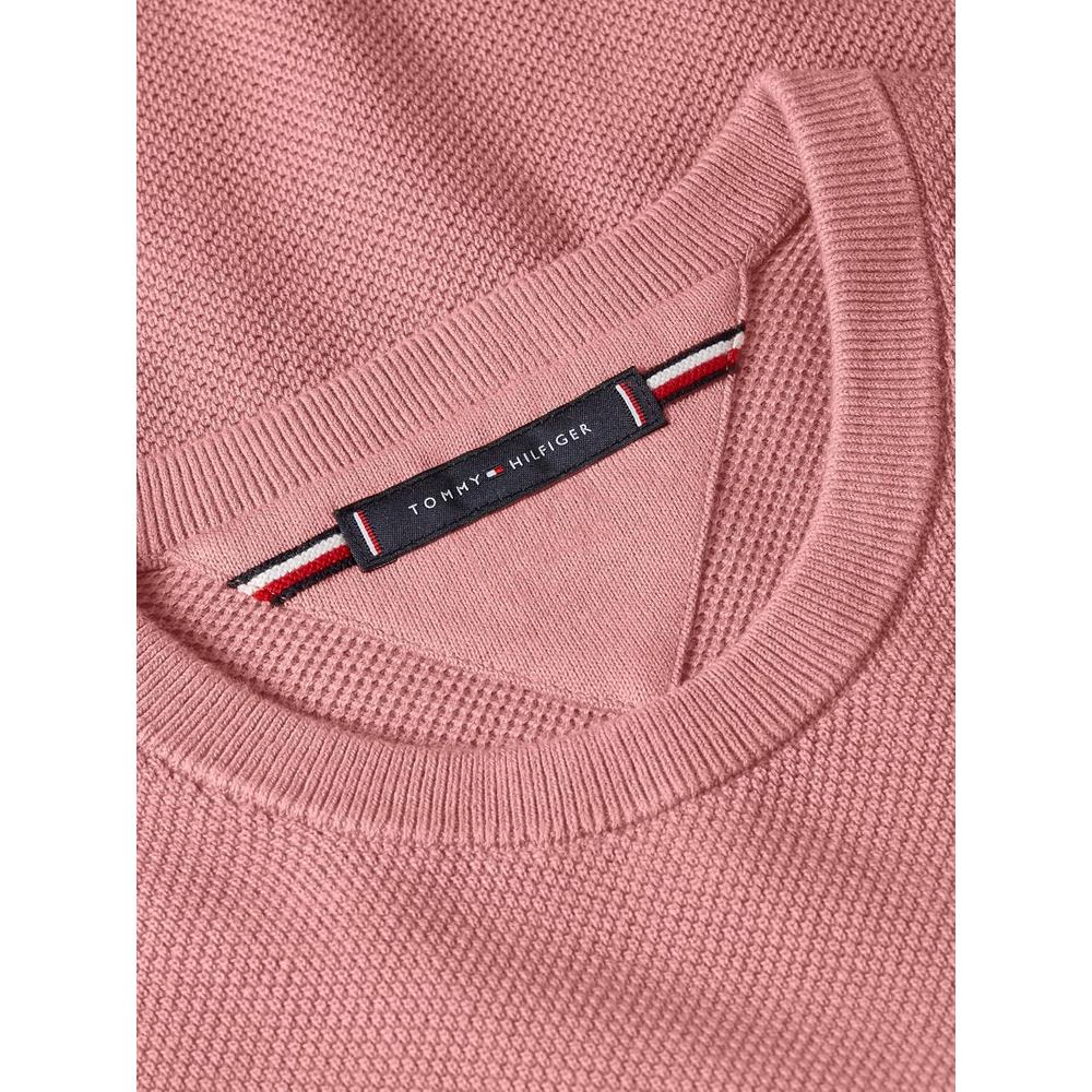 POLERA PARA HOMBRE TOMMY HILFIGER ESSENTIAL REGULAR FIT ROSA PÁLIDO - 5