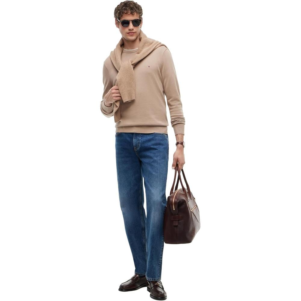 POLERA PARA HOMBRE TOMMY HILFIGER ESSENTIAL REGULAR FIT BEIGE - 3