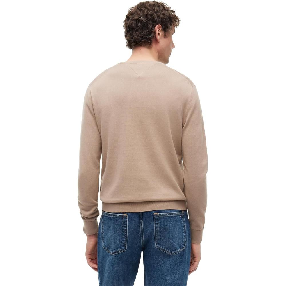 POLERA PARA HOMBRE TOMMY HILFIGER ESSENTIAL REGULAR FIT BEIGE - 4