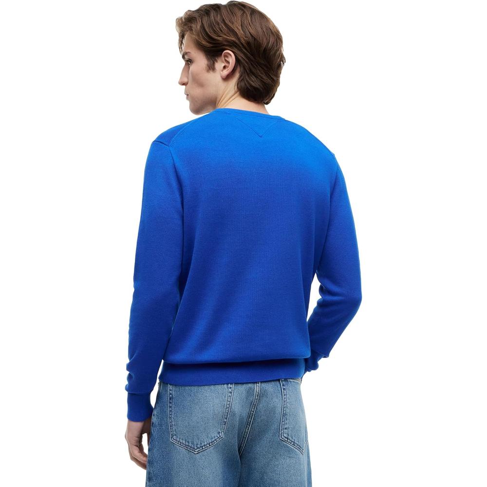 POLERA PARA HOMBRE TOMMY HILFIGER ESSENTIAL REGULAR FIT AZUL REAL - 4