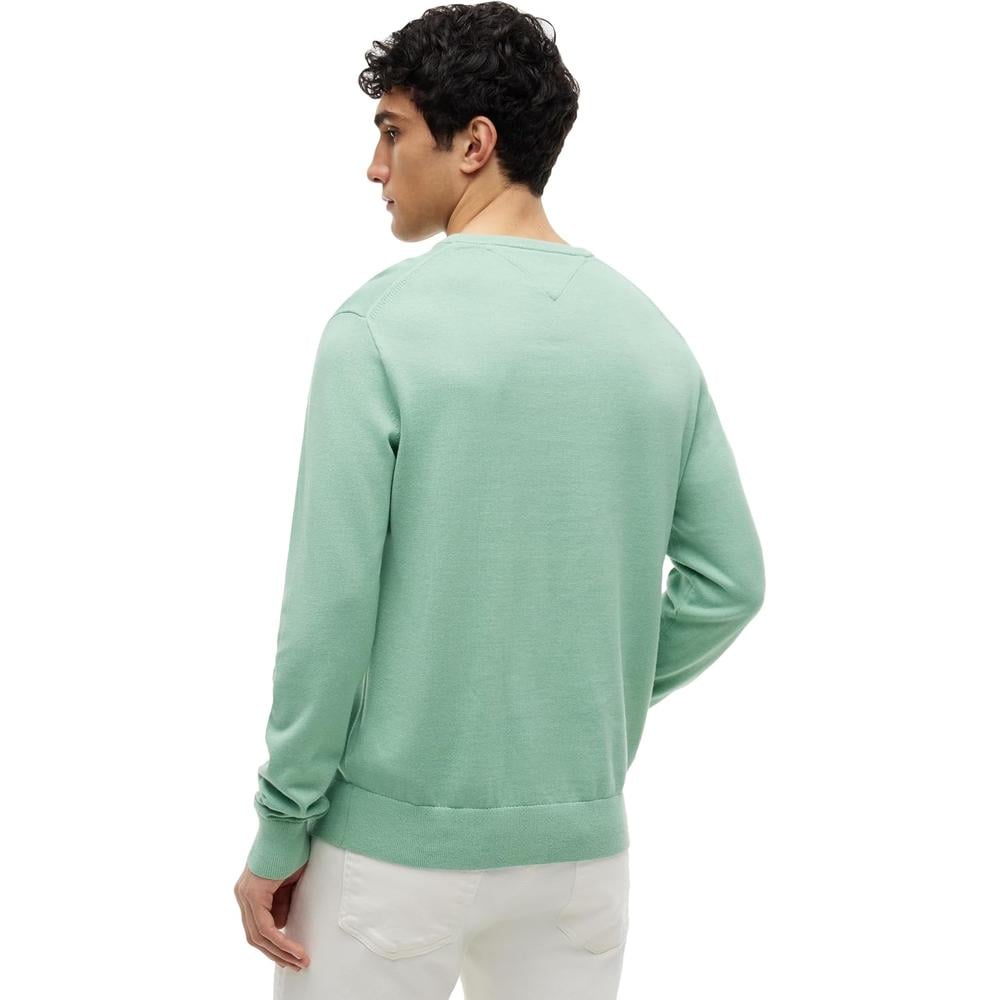POLERA PARA HOMBRE TOMMY HILFIGER ESSENTIAL REGULAR FIT VERDE CÉSPED - 4