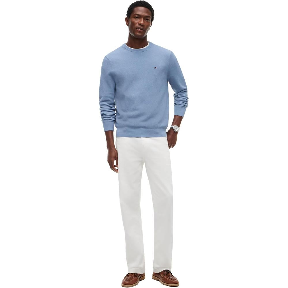 POLERA PARA HOMBRE TOMMY HILFIGER ESSENTIAL REGULAR FIT AZUL CLARO - 3