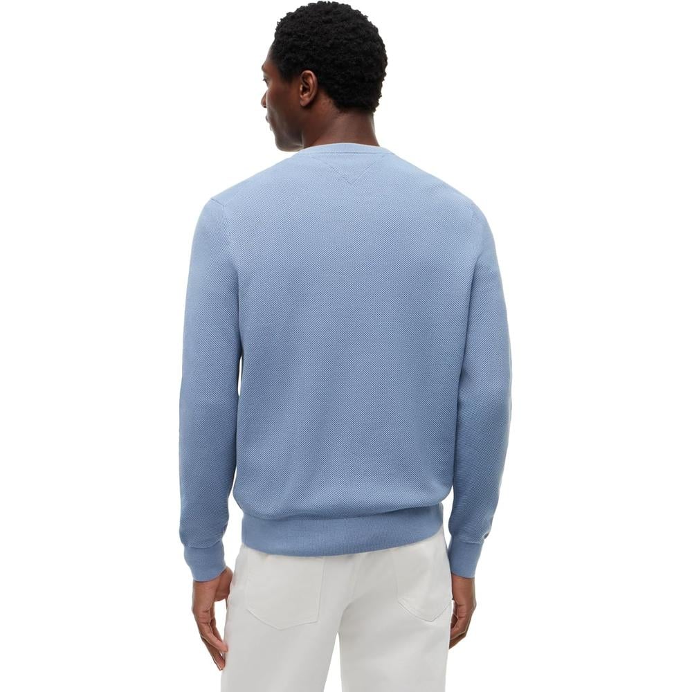 POLERA PARA HOMBRE TOMMY HILFIGER ESSENTIAL REGULAR FIT AZUL CLARO - 4