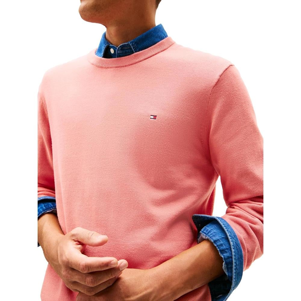 POLERA PARA HOMBRE TOMMY HILFIGER ESSENTIAL REGULAR FIT ROSA PALO - 2