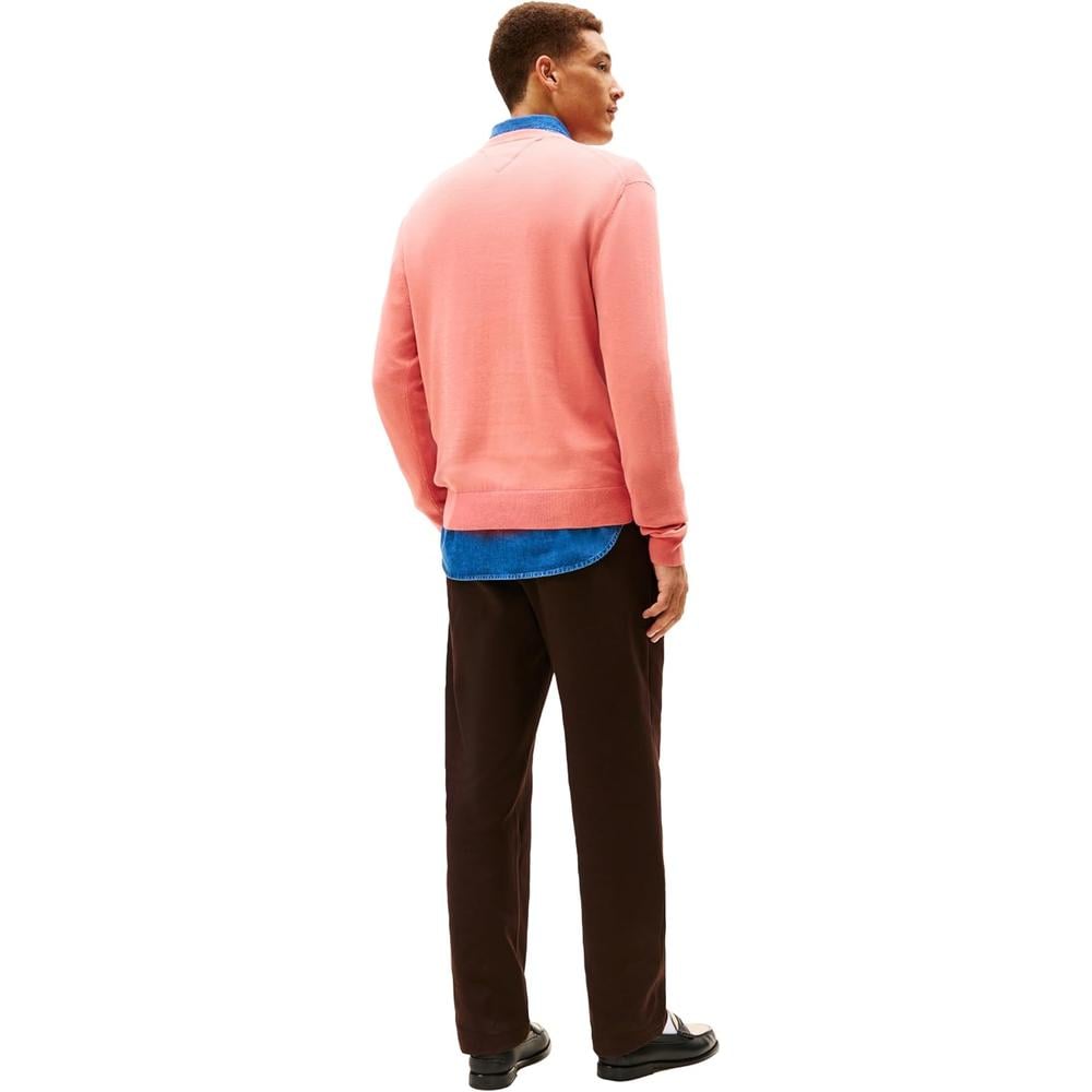 POLERA PARA HOMBRE TOMMY HILFIGER ESSENTIAL REGULAR FIT ROSA PALO - 4