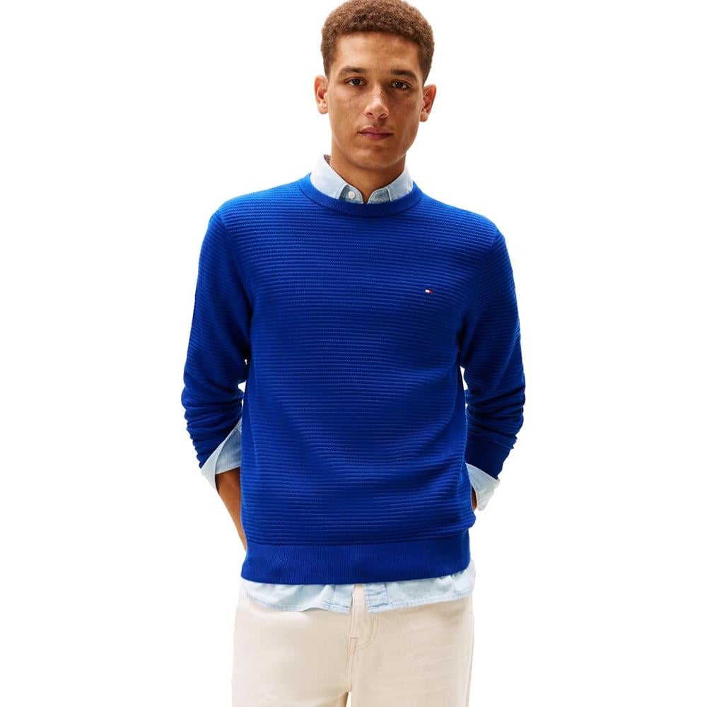 POLERA PARA HOMBRE TOMMY HILFIGER ESSENTIAL REGULAR FIT AZUL INTENSO - 1