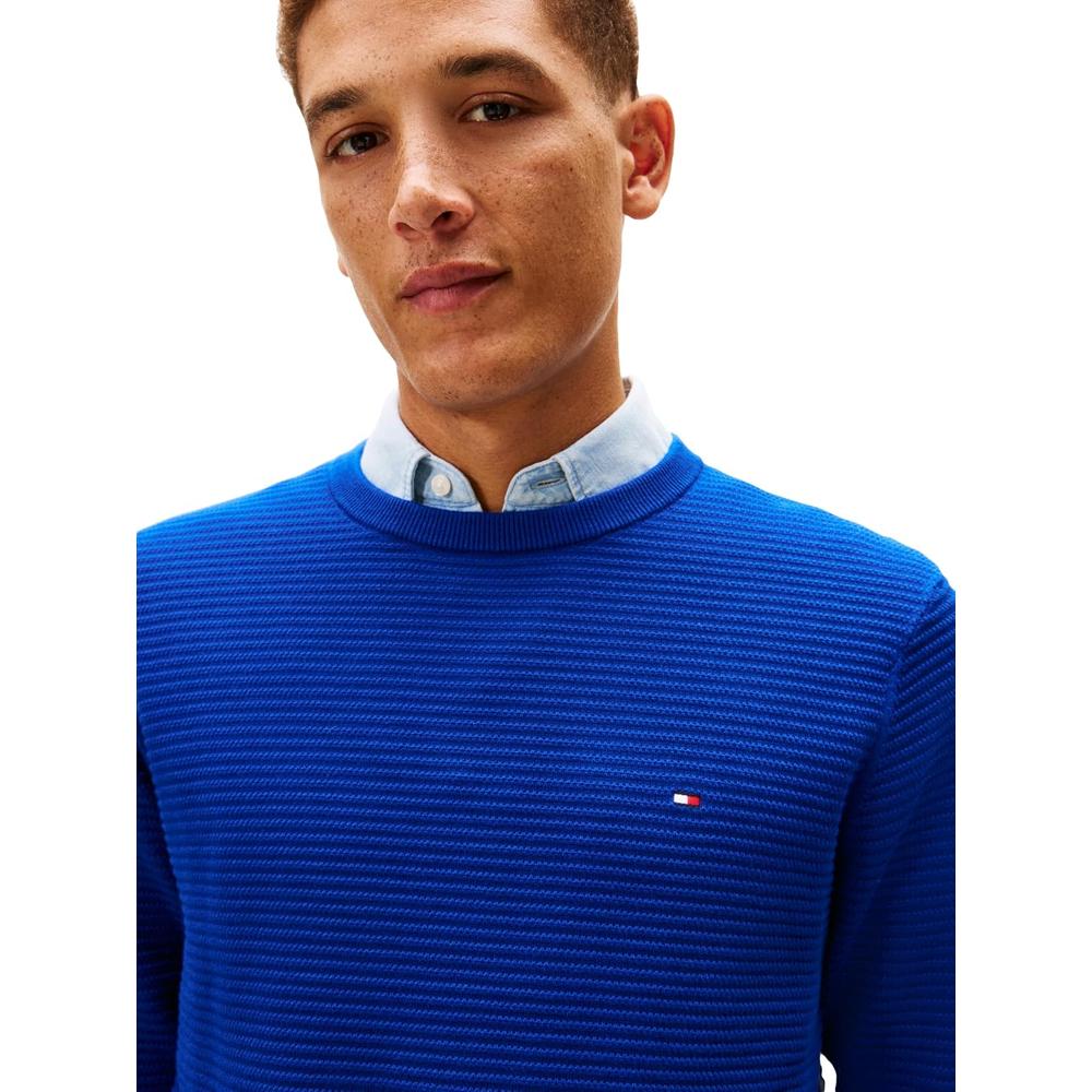 POLERA PARA HOMBRE TOMMY HILFIGER ESSENTIAL REGULAR FIT AZUL INTENSO - 2
