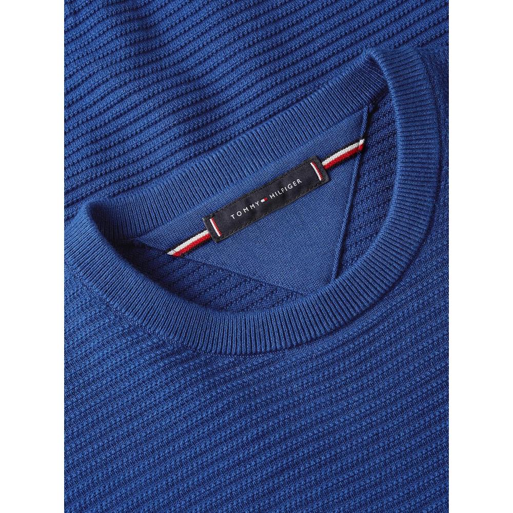POLERA PARA HOMBRE TOMMY HILFIGER ESSENTIAL REGULAR FIT AZUL INTENSO - 5