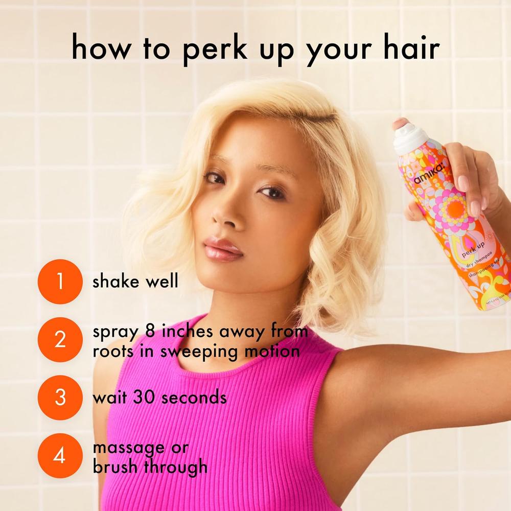 SHAMPOO SECO AMIKA PERK UP SIN TALCO 9.5 OZ / 358 ML - 4