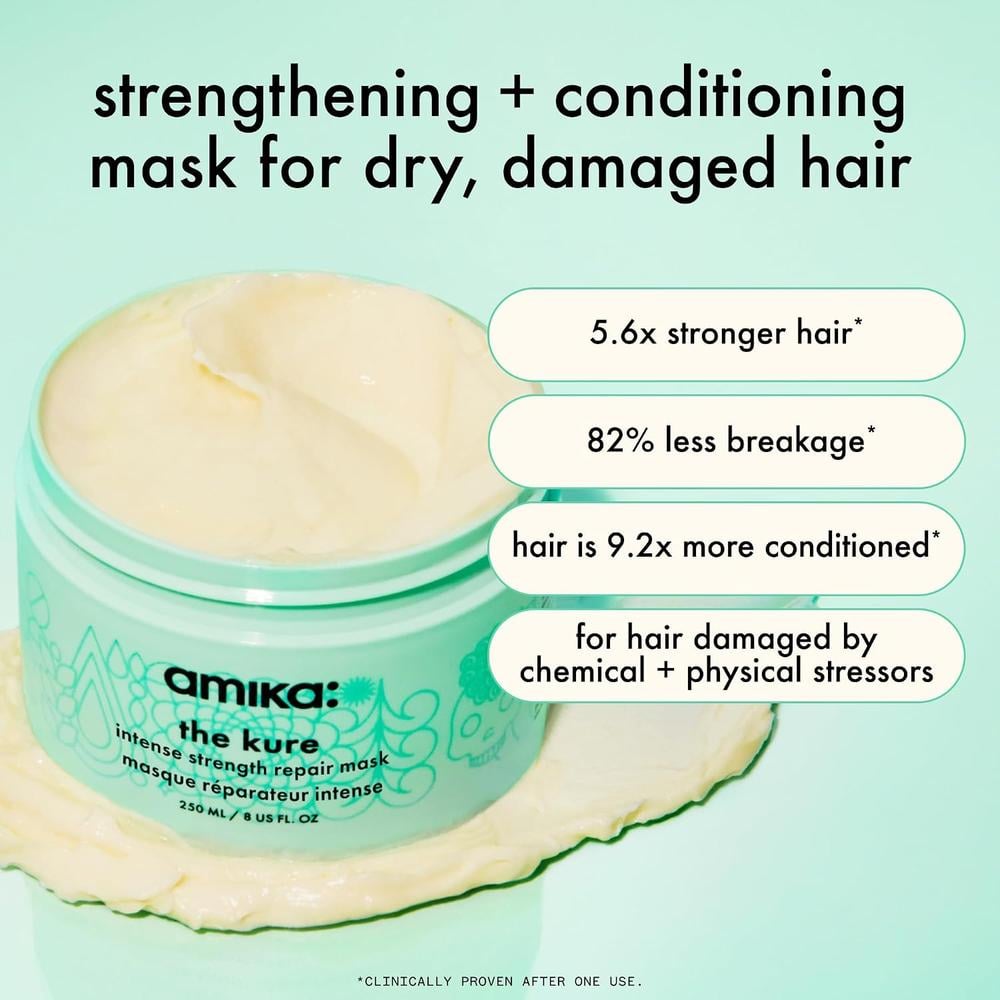 MASCARILLA CAPILAR AMIKA THE KURE REPARADORA 3.4 OZ / 100 ML - 2
